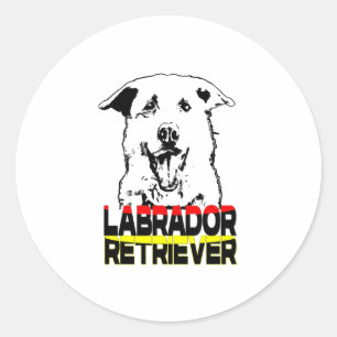 Adesivo Eu amo meu Labrador Retriever, mãe Labradora