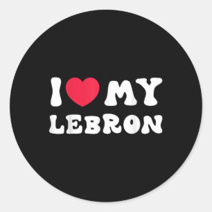 Adesivo Eu Amo Meu Lebron, Eu Corto Meu Amor De Lebron