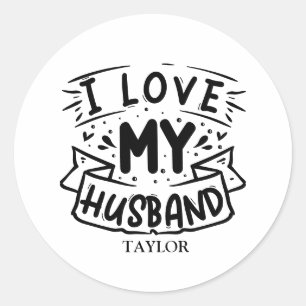 Adesivo Eu amo meu marido