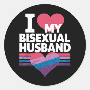 Adesivo Eu Amo Meu Marido Bissexual Orgulho Bi Bissexual B