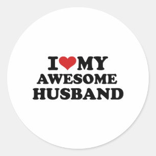 Adesivo Eu amo meu marido incrível