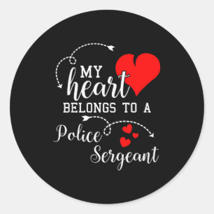 Adesivo Eu Amo Meu Marido Sargento Polícia Presentes Espos