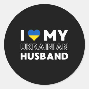 Adesivo Eu Amo Meu Marido Ucraniano