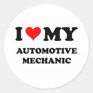 Adesivo Eu amo meu mecânico automotriz