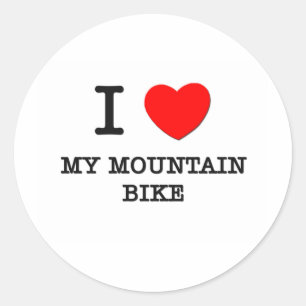 Adesivo Eu amo meu Mountain bike