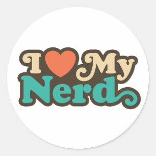 Adesivo Eu Amo Meu Nerd