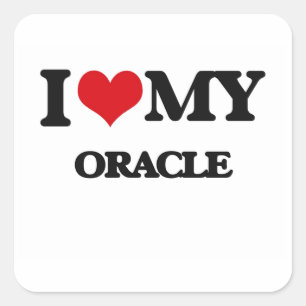 Adesivo Eu amo meu Oracle