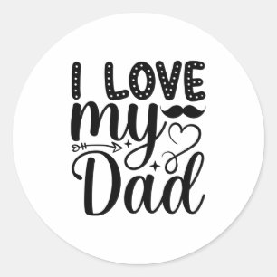 Adesivo Eu Amo Meu Pai