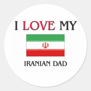 Adesivo Eu Amo Meu Pai Iraniano