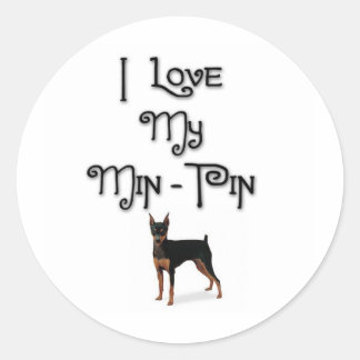 Adesivo Eu Amo Meu Pino Min