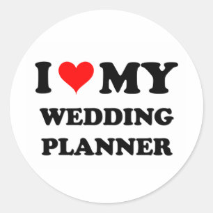 Adesivo Eu amo meu planejador do casamento