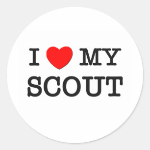 Adesivo Eu Amo Meu SCOUT
