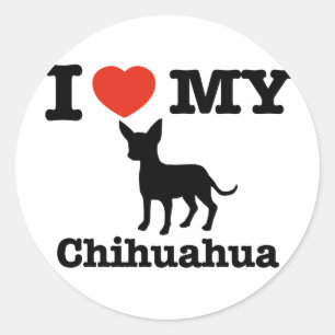 Adesivo Eu amo minha chihuahua