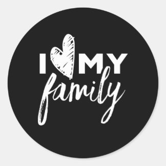 Adesivo Eu Amo Minha Família Familiar Familiares Sindicato