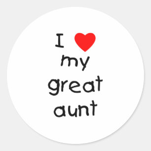 Adesivo Eu amo minha grande tia