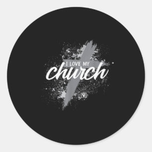 Adesivo Eu Amo Minha Igreja - Midland New Life Vineyard, M