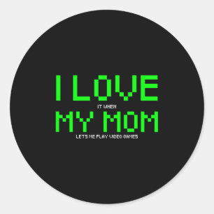 Adesivo Eu Amo Minha Mãe Eu Adoro Quando Minha Mãe Me Deix