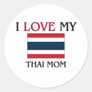 Adesivo Eu amo minha mamã tailandesa
