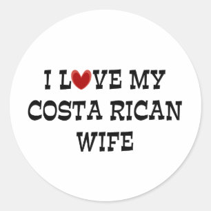 Adesivo Eu Amo Minha Mulher Costa Rica