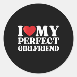 Adesivo Eu Amo Minha Namorada Perfeita Eu Corto Minha Namo