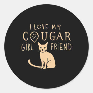 Adesivo Eu Amo Minha Namorada Puma Que Ama Gatas Mulheres