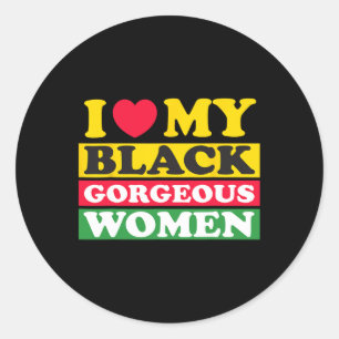 Adesivo Eu Amo Minhas Mulheres Negras Gargas História Negr