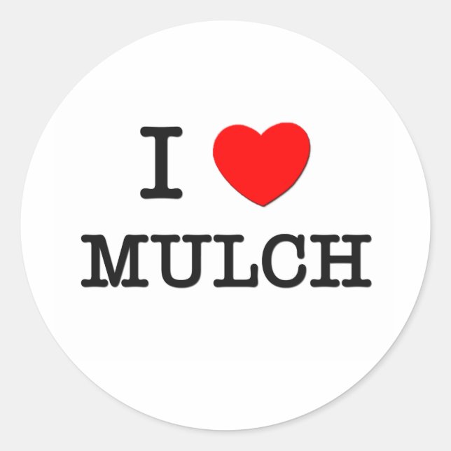 Adesivo Eu Amo Mulch (Frente)