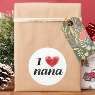 Adesivo Eu Amo Nana