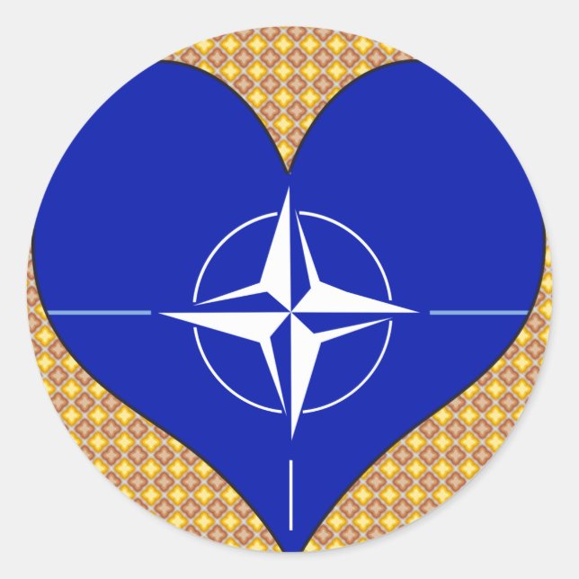 Adesivo Eu Amo Nato (Frente)