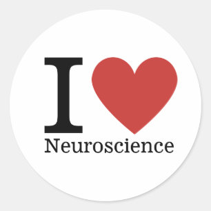 Adesivo Eu ❤️ Amo Neuroscience STICKER