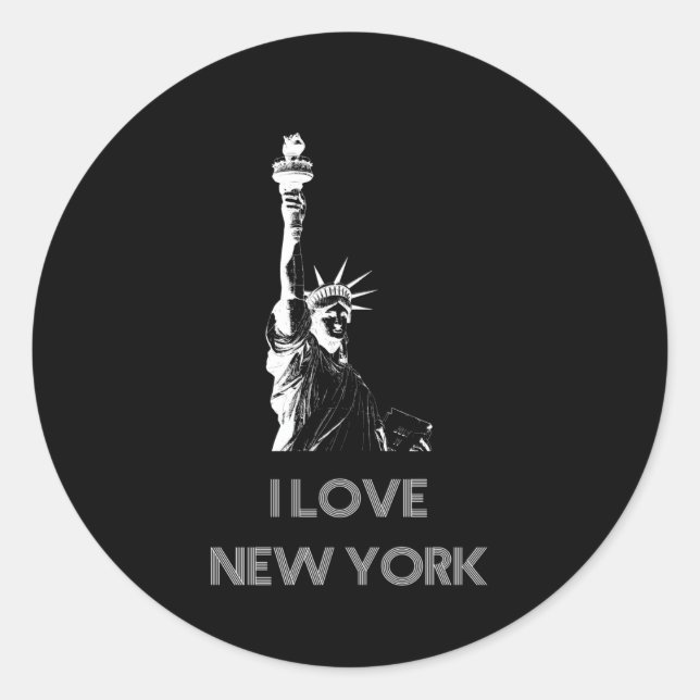 Adesivo Eu Amo Nova York (Frente)