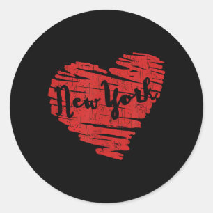 Adesivo Eu Amo Nova York Coração NY