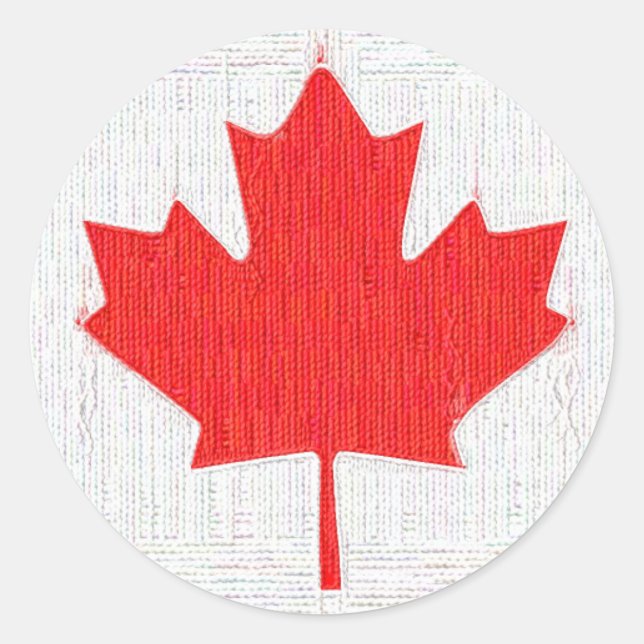 Adesivo Eu amo o Canadá! Design de Olhar para o Stitch do  (Frente)