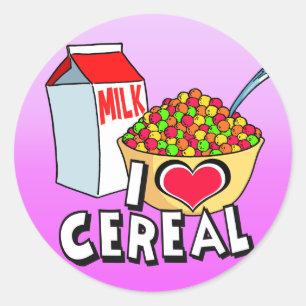ADESIVO EU AMO O CEREAL