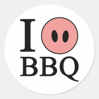 Adesivo Eu amo o CHURRASCO