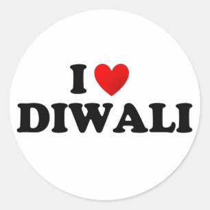 Adesivo Eu amo o diwali