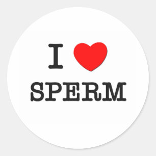 Adesivo Eu amo o esperma