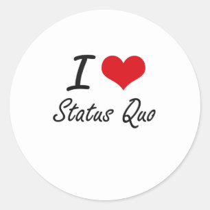 Adesivo Eu amo o estado Quo