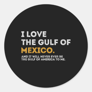 Adesivo Eu Amo O Golfo Do México Da América Dos Eua Julho