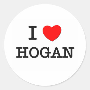 Adesivo Eu amo o Hogan