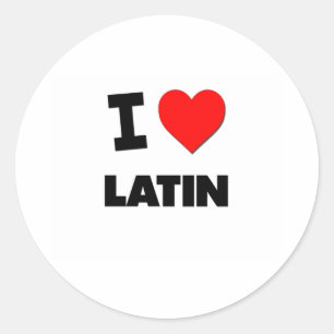 Adesivo Eu amo o latino