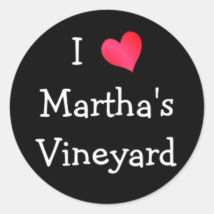 Adesivo Eu amo o Martha's Vineyard