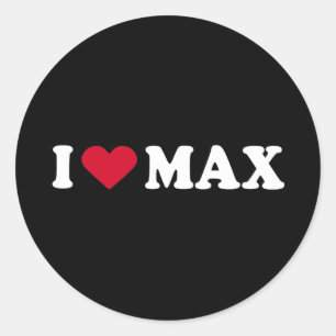 ADESIVO EU AMO O MAX