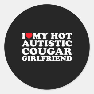Adesivo Eu Amo O Meu Namorada De Açúcar Autista Quente Aut