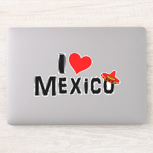 Adesivo Eu Amo o México