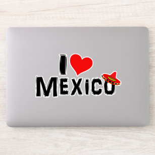 Adesivo Eu Amo o México