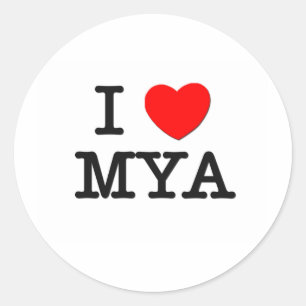Adesivo Eu amo o Mya