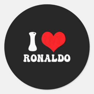 Adesivo Eu Amo o Primeiro Nome de Ronaldo Groovy Personali