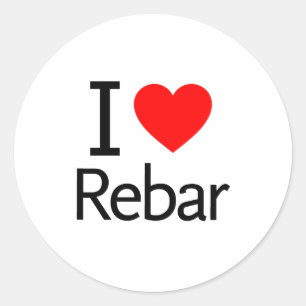 Adesivo Eu amo o Rebar
