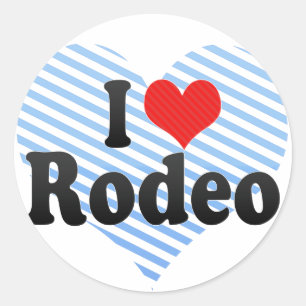 Adesivo Eu amo o rodeio
